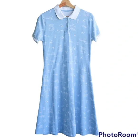 Lands' End | Dresses | Lands End Polo Shirt Dress Size Medium | Poshmark